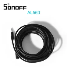 SONOFF AL560 удлинитель, совместимый с Si7021/AM2301/DS18B20 5 м Удлинительный кабель максимальная длина 60 м, официальная Гарантированная точность