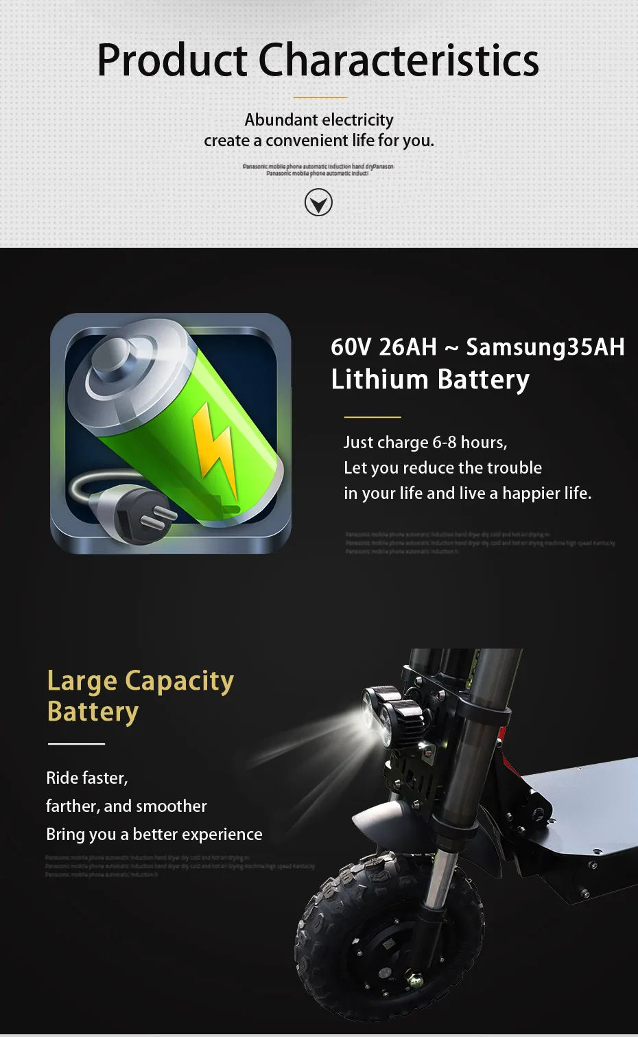 Sale Powerful 3200W Electric Scooter 11" 80km/h Motor Wheel 105km 35AH Battery Adult kick e scooter folding patinete electrico adulto 17 Sale Powerful 3200W Electric Scooter 11" 80km/h Motor Wheel 105km 35AH Battery Adult kick e scooter folding patinete electrico adulto 17