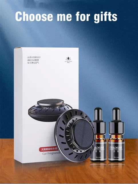 Solar Zink-legierung UFO Auto Aromatherapie Ätherisches öl set