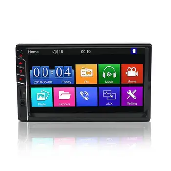 

7 Inch Car Display Player Car Audio and Video Hands-free Car Dual Spindle Mp5 Mp4 Radio Mobile Phone Connectivity