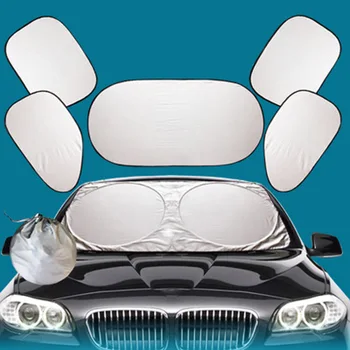 

Reflective Sun shade 6PCS Auto Car Windshield UV Protection Sun Block Heat Cover
