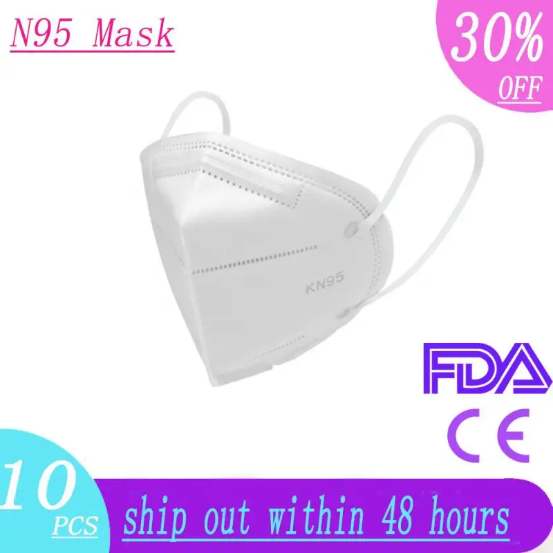 

10/50Pcs N95 Mask 6 Layers Filter Dustproof Anti-Fog Breathable Mask Protection KN95 Prevent infection Face Masks As FFP3 FFP2