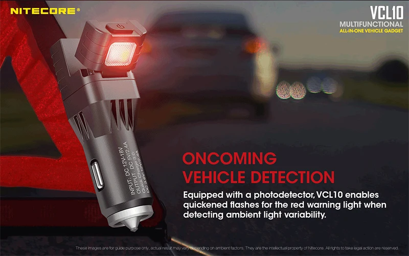 NITECORE VCL10 Vehicle Gadget Charger Emergency Light (10)