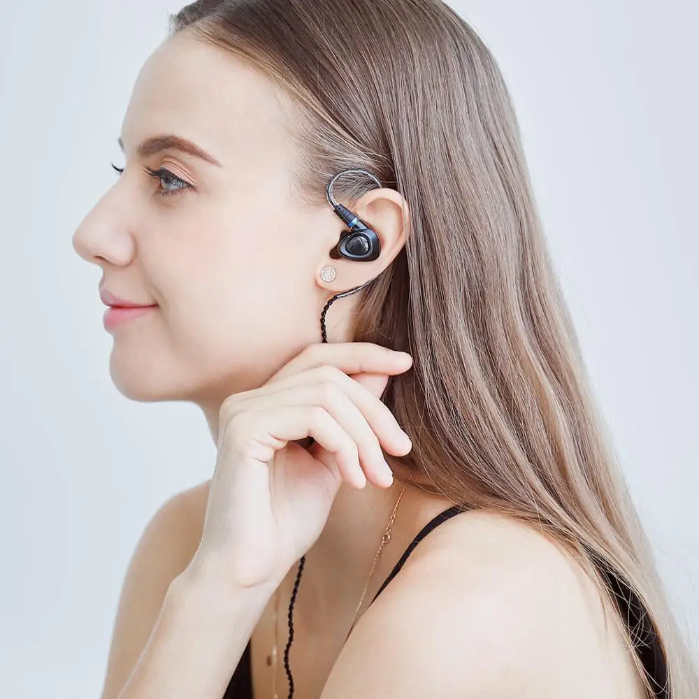 Xiaomi ME100 HIFI наушники MMCX 3,5 мм Высокоточный медный кабель съемный бас стерео CD звук качественные беруши