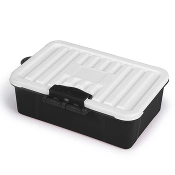 

1Pcs Plastic RC Car Storage Box Decoration Tool for Traxxas TRX4 Axial SCX10 90046 D90 1/10 RC Crawler Accessories,Black