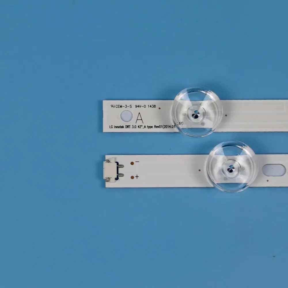 LED Backlight TV 6V 8 LEDs 8 PCS Per Set 42lb LG 42lb5820 Innotek Drt 3.0 42 Inch A B 6916L-1710b 6916L-1709b - Set LED 42lb, LG 42lb5820 - Foto 8