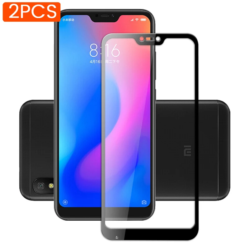 

2PCS Protective Glass For Xiaomi Mi A2 lite Protect Glas Tempered Xaomi Xiomi Xiami A 2 A2lite light Screen Protector Phone Film