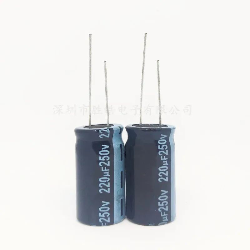 

5PCS 250v220uf High Quality 220uf250v 18*32 250v 220uf Electro Aluminum Electrolytic Capacitor Size：18x32（MM）