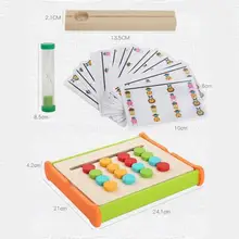 1 Набор Монтессори Деревянные четыре цвета игра форма Когнитивная игрушка Детские развивающие игрушки детские головоломки строительные блоки игрушки