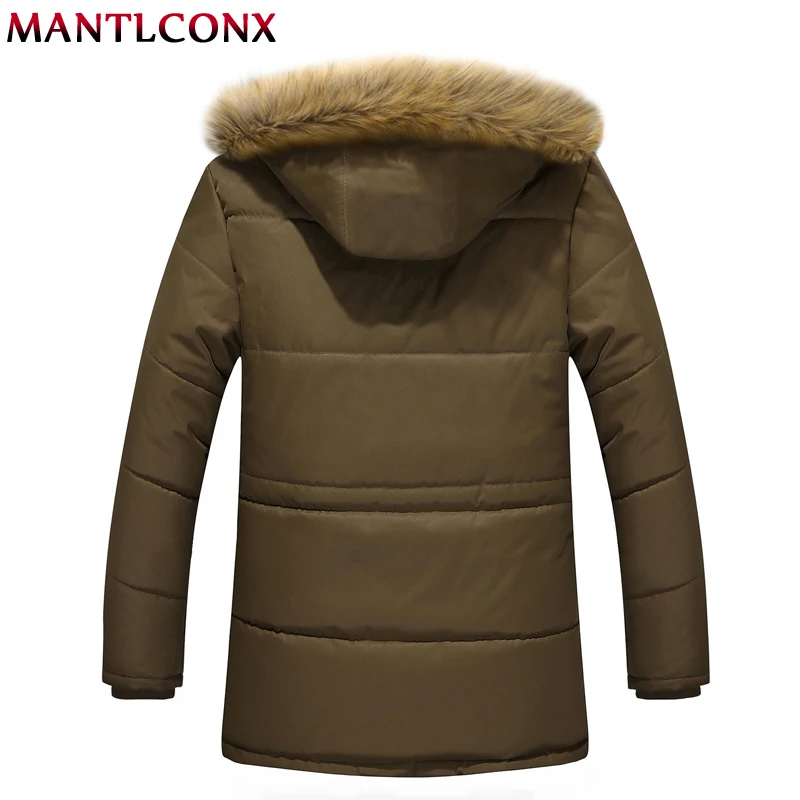 MANTLCONX 7XL 8XL зимние мужские парки из плотного флиса теплое пальто мужские куртки пальто с капюшоном мужская одежда зимняя мужская верхняя одежда