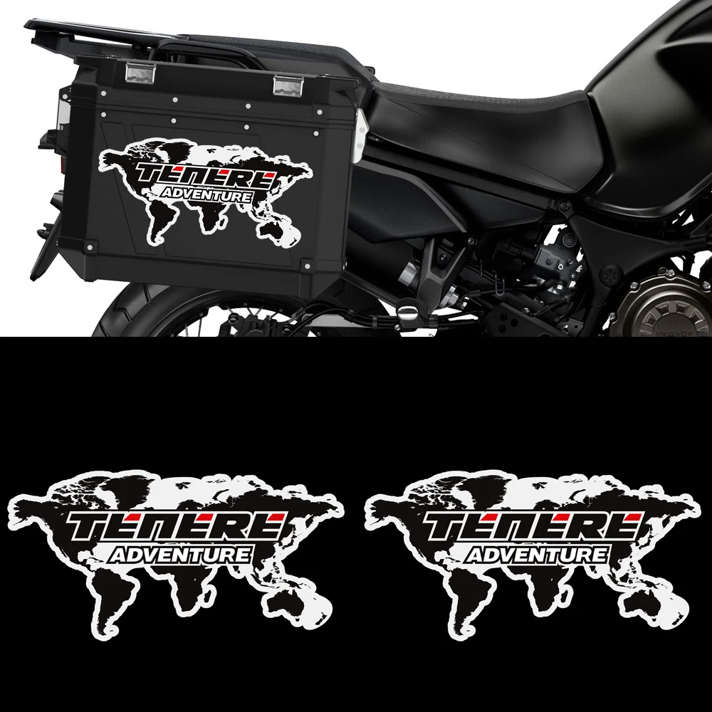 For YAMAHA SUPER TENERE XT1200Z XT 1200 Z WORLD CROSSER Kit Trunk Luggage Cases Tank Pad Protector Stickers 2010 2011 2012 2013