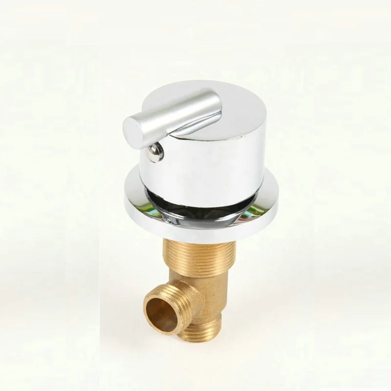 Solid Brass Chrome Finish Bathtub Hot and Cold Water Control Valve Bath Shower Mixer Bathtub Faucet 3 Piece Set Switch Valve bathtub faucet shower faucet