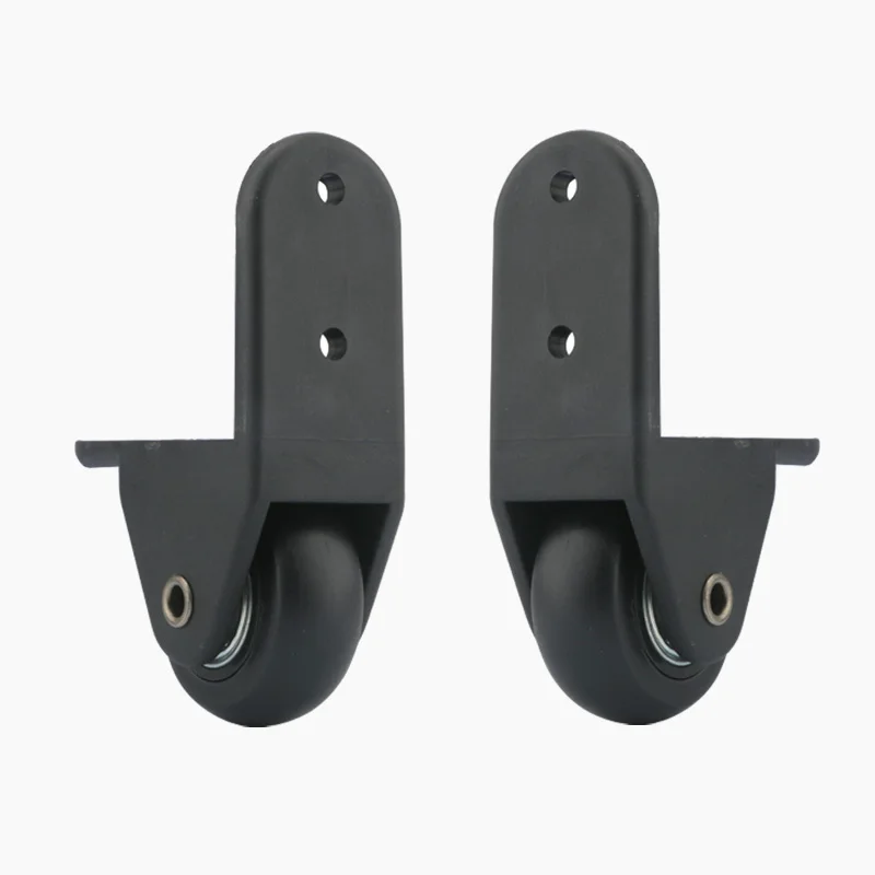 Luggage replacement wheels accessorie suitcase luggage repair new fashion boarding Wear resistant black mute fixed wheel