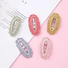 

Pastoral Style Cloth Hairpin Female Wool Woven Flowers Children BB Clip Girls Side Clip Bangs Clip Hair Accessories