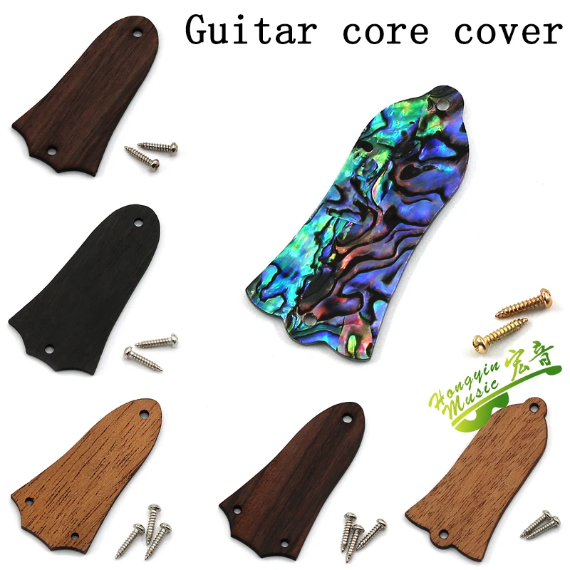 1 Piece Acoustic Guitar Electric Guitar Truss Rod Cover Iron Core Bell-Shaped 2 Hole 3 Hole LP SG Matching screw