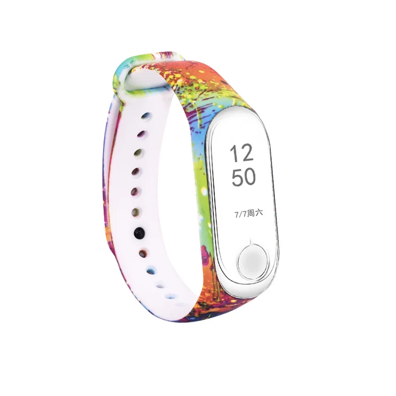 1 шт. силиконовый ремешок для браслета Xiaomi Mi Band 3 4|Смарт-аксессуары| |