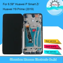 M& Sen для 6,5" huawei P Smart Z STK-LX1 ЖК-дисплей с рамкой+ сенсорная панель дигитайзер для Y9 Prime STK-L21