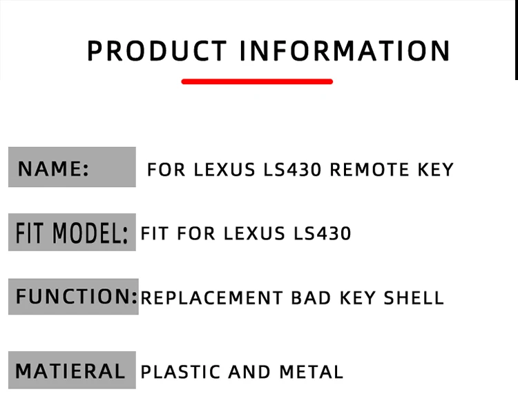 Cocolockey Автомобильный Брелок чехол подходит для LEXUS LS430 02-06YEAR умный дистанционный ключ 2 3 кнопки Relacement Keyless Enter