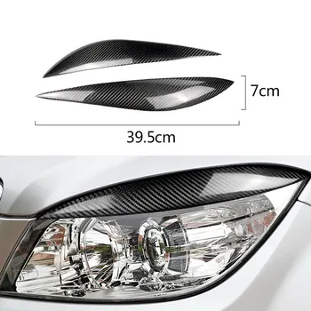

2019 New High Quality Car car-bon fiber car headlight eyebrow decorative cover Car Accessories For Mercedes-Benz c-class W204#20