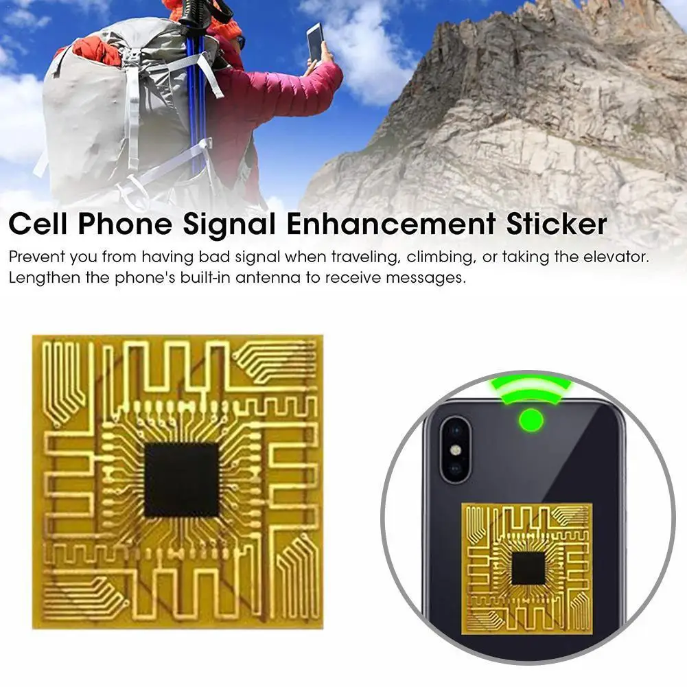 Portable Antenna Stickers Generation For Camping Cell Phone Signal