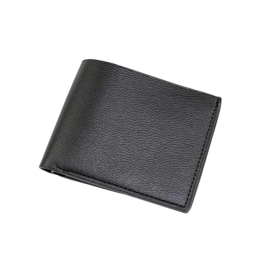 

Fashion Men Wallets Soft Short Wallet Casual Style Black Business Credit Card Holder Horizontal Purse Clutch Gift
