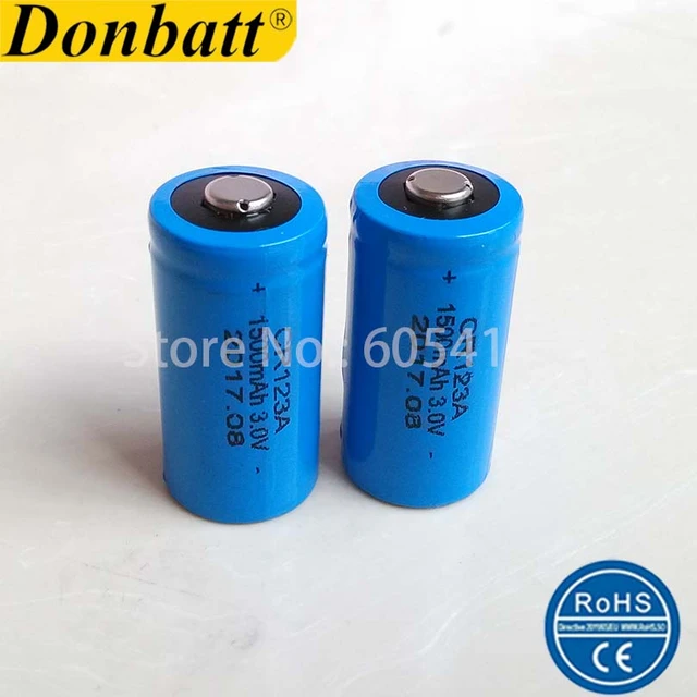 20pcs/lot 3v Lithium Battery Cr123a Cr17345 Cr123 Dl123a El123a 1500mah  Non-rechargeable Cells - Primary & Dry Batteries - AliExpress