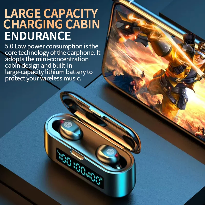 Wireless Bluetooth Headset 5 0 One Pair Of Mini Invisible Small In Ear Sports Running Super Long Standby Universal