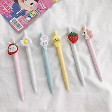 42 шт./лот, креативный мультфильм, яйцо, утка, лошадь, кролик, качественный матовый Гель-лак, ручка, продвижение, подарок, водная ручка, для мальчиков и девочек, сувениры, карандаш