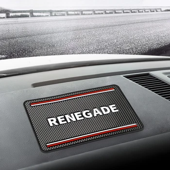 

Car Non-Slip Mat Auto Silicone Interior Dashboard Phone Anti-Slip Storage Mat Pad fit for Jeep renegade 2016 2017 2018 cherokee