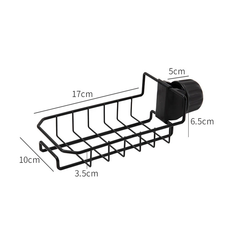 Stainless Steel Hot Sink Hanging Storage Rack Holder Faucet Clip Bathroom Kitchen Dishcloth Clip Shelf Drain Dry Towel Organizer