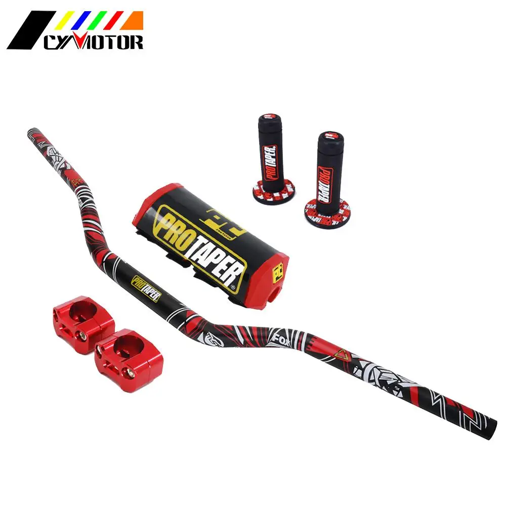 Мотоцикл с ЧПУ 28 мм 1-1/" Fat Bar руль Колодки Ручки для KTM HONDA KAWASAKI SUZUKI YAMAHA Protaper Pro Dirt Bike Motorcross