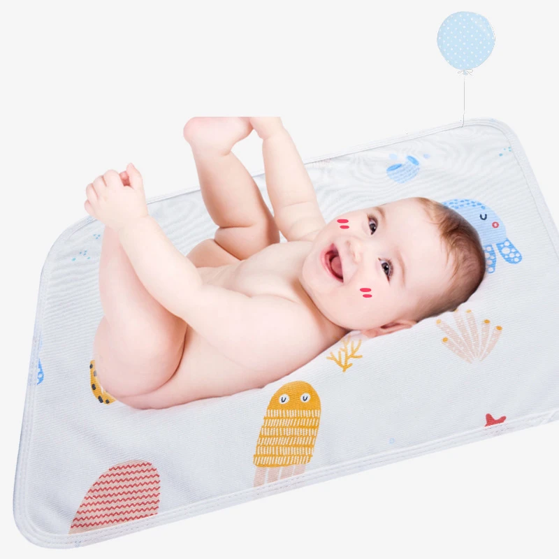 

Baby Urinary Mattress Waterproof Non-Slip Gauze Changing Pad Bamboo Fiber Breathable And Washable 2020 Hot Sell New Arrial