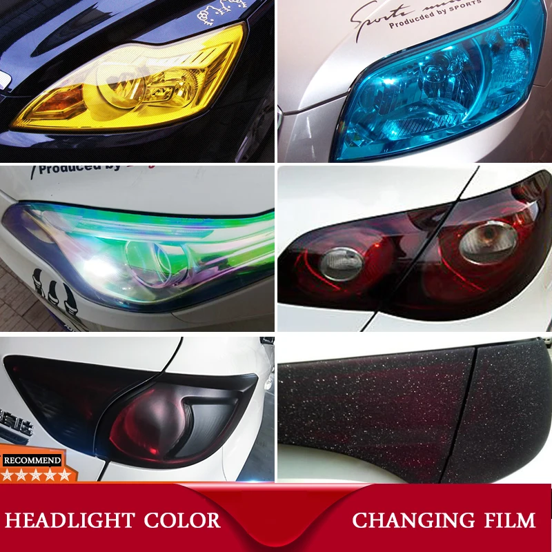 

High Quality car tinting car-styling Auto Car Tint Headlight Taillight Fog Light Vinyl Smoke Film Chameleon Headlight