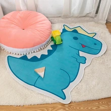 D скандинавский 3D мультяшный коврик с динозавром мягкий детский игровой коврик спальня гостиная пол игровой ползающий ковер домашний декор