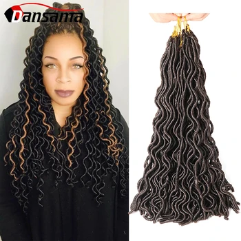 

Dansama Faux Locs Braiding Hair Natural Curly Hair Extensions Curly Hair Products Synthetic Dreadlocks Crochet Braids Blonde Red