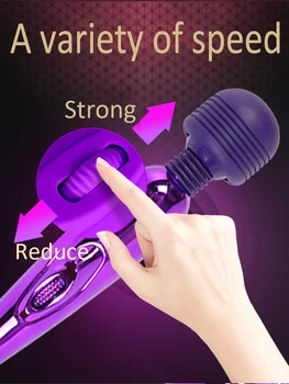 Wireless Dildos AV Vibrator Magic Wand for Women Clitoris Stimulator Sex Toys For Muscle Adults USB Rechargeable Massager 2