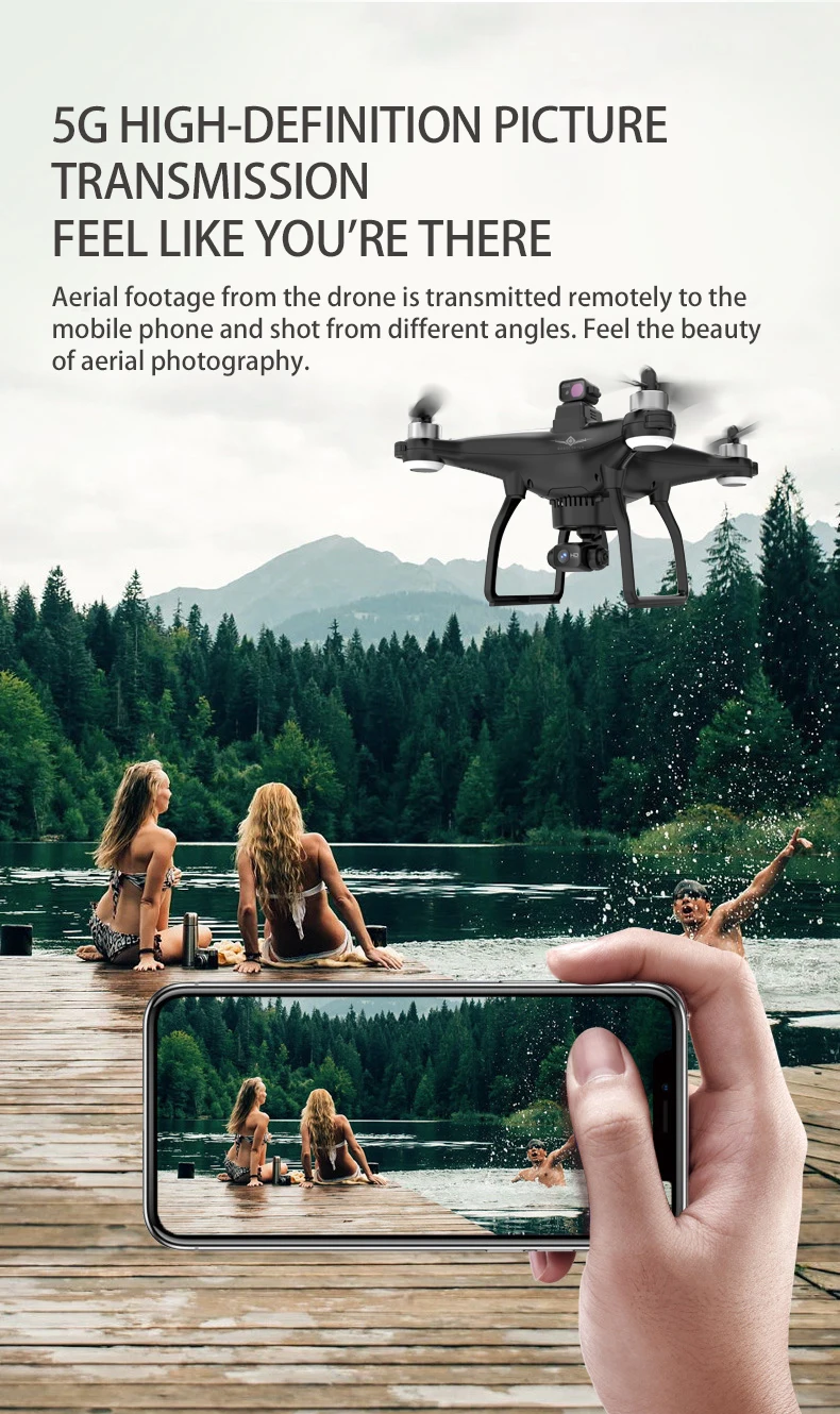 KF103 Drone, 5G HIGH-DEFINITION PICTURE TRANSMISSION FEEL LI