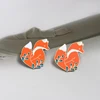 Animal Brooches Cartoon Gold Sliver Fox Enamel Pins Cute Woodland Foxes Badges Clothes Lapel Pin Jewelry Gifts for Kids Girls ► Photo 3/6