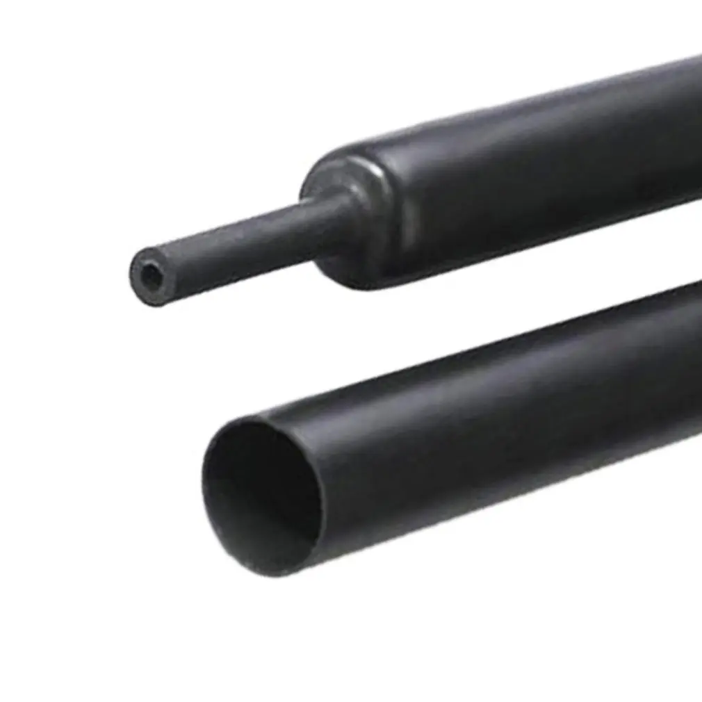 Горячая Черный Термоусадочная трубка электрическая трубка Автомобильный кабель/провод термоусадочная трубка обертка