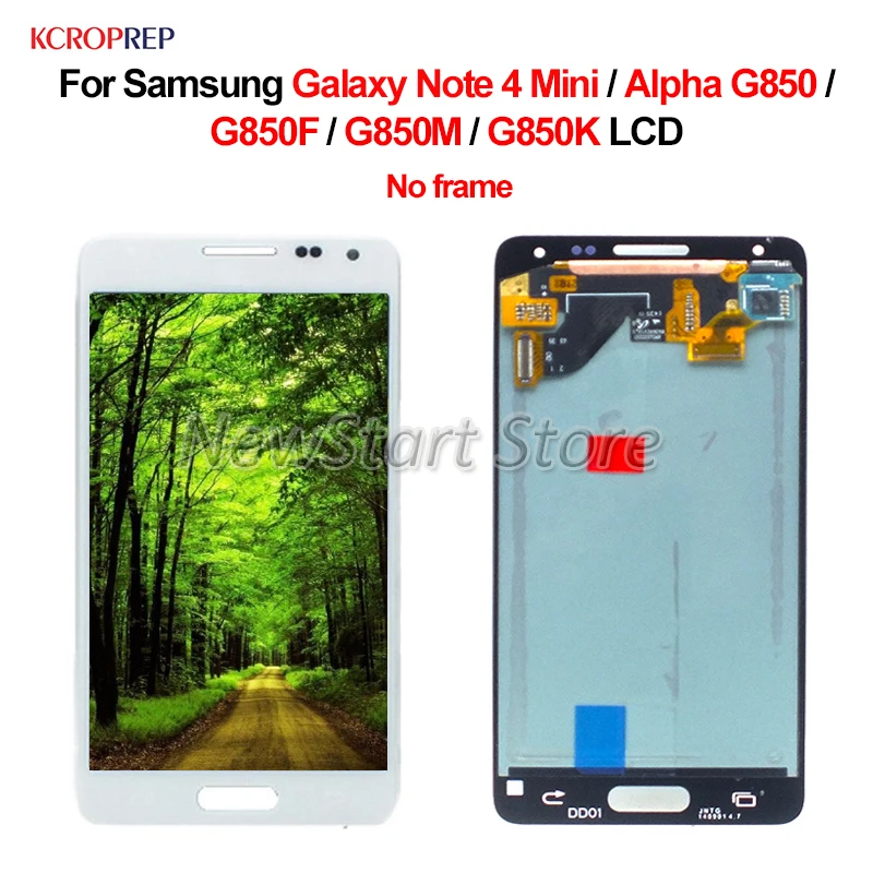 

For Samsung Galaxy Note 4 Mini Alpha G850 G850F G850M G850K LCD Display Touch Screen Digitizer Assembly Replacement Accessory