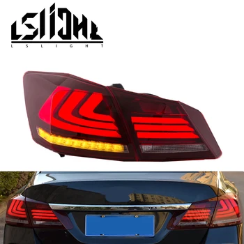 

LSlight Tail Lamp Assembly for Honda Accord 2013 2014 2015 Flashing Signal Led Moving Taillight Lights Bulb Daytime Running
