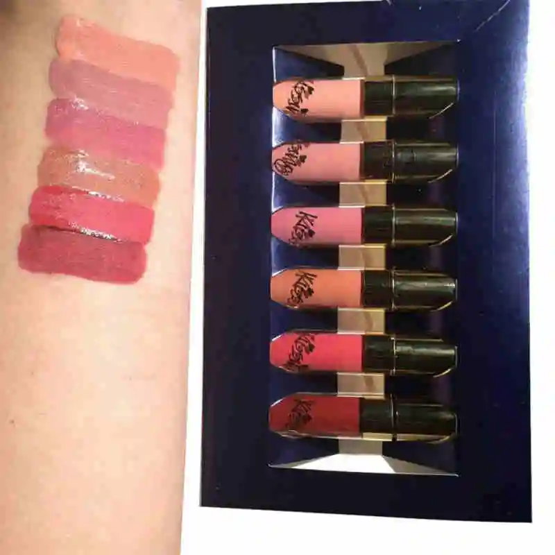 6pcs/Set Liquid Lipstick Lip Gloss Professional Makeup Matte Lipstick Lip Kit Long Lasting Cosmetic Beauty products 6pcs/Set Liquid Lipstick Lip Gloss Professional Makeup Matte Lipstick Lip Kit Long Lasting Cosmetic Beauty products