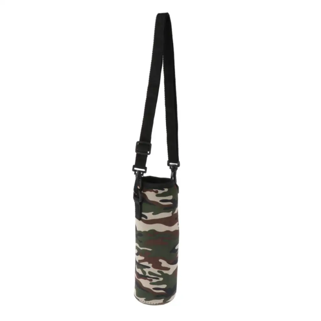 Insulated Sport Water Bottle Cover Neoprene Insulated Sleeve Bag Case Pouch Camouflage Water Bottle Storage Sleeve Accessories water bottle bag