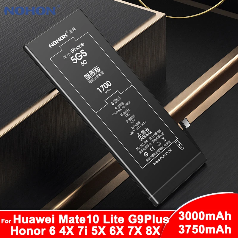 Nohon аккумулятор для iPhone 5S 5C 5 6 S 8 Bateria iPhone6 iPhone6S максимальная емкость Замена литий