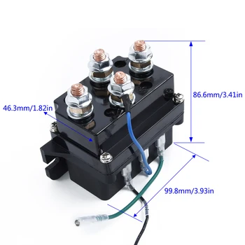 

Contactor 500A Winch Remote Kit Control 12V Twin Wireless Professional