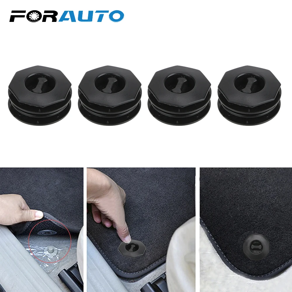 FORAUTO 4 шт./компл. криплений для машинных половиков авто ковер крепления Захваты