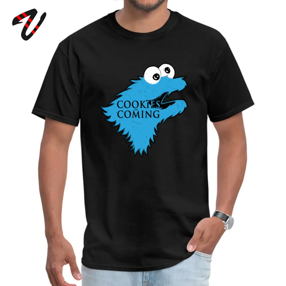 

2019 Family Camisa Cookies Monster Game of The Thrones Funny Tshirts Cookies are Comming Cartoon Graphic Fashion Brand TeeShirt