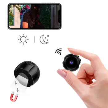 

X7 1080P HD 4K Mini Camera Night Vision Motion Camera 160 degree WiFi Remote Surveillance Video Cam Sports DVR Mini Camcorders