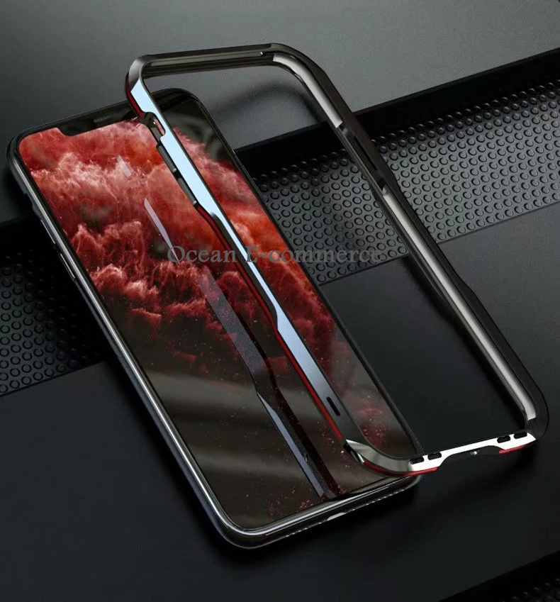 LUPHIE чехол для Apple iPhone 11 Pro Max роскошный Противоскользящий изысканный алюминиевый металлический бампер чехол для iPhone 11/Pro/Max