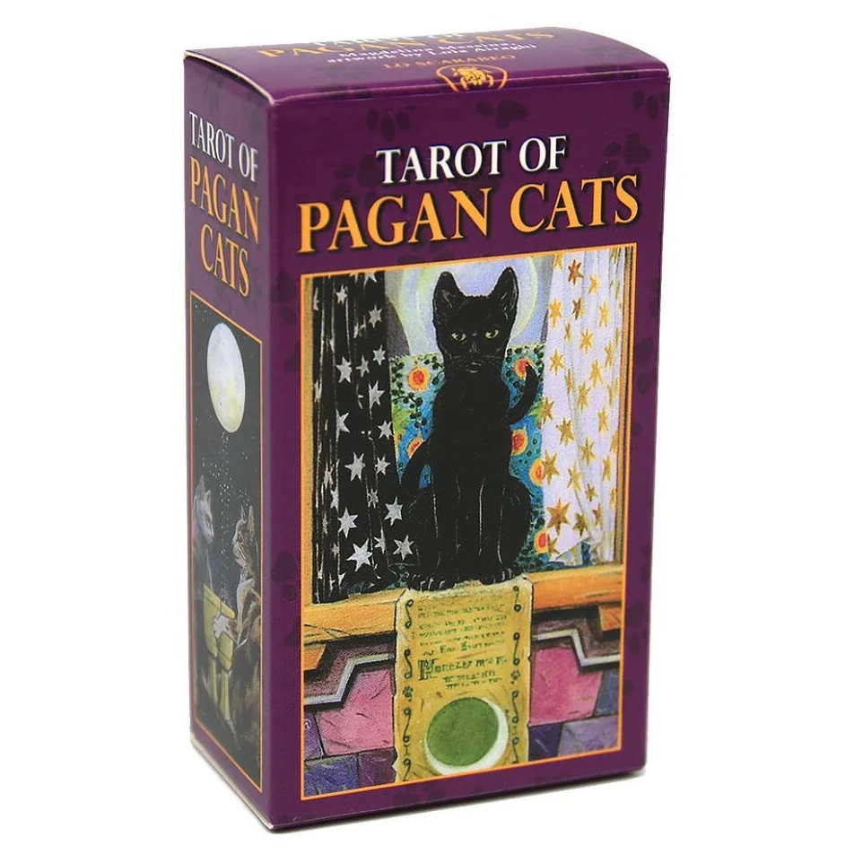 78 шт. Таро языческой кошки английская версия Oracle Divination Fate Game Deck Tarot настольная
